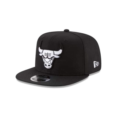Chicago Bulls Gorra | New Era NBA High Crown 9fifty Snapback Cap Mexico - Negros